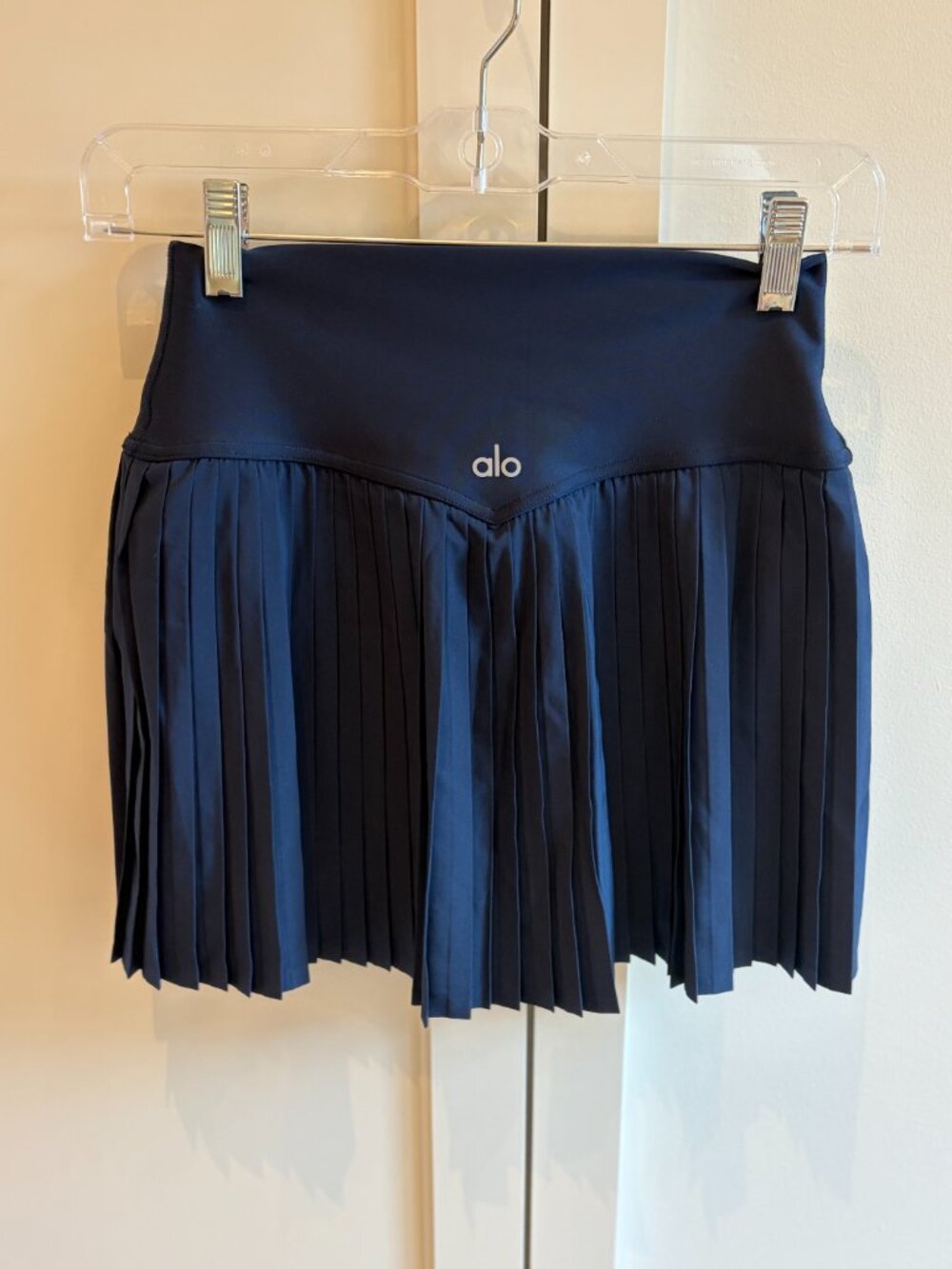 Alo Yoga Grand Slam Tennis Skirt - Size Small - NAVY - Picture 2 of 3